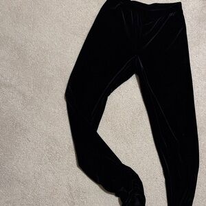 Black Velvet Pants, size 8